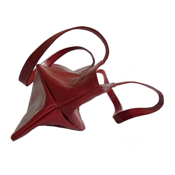 Bullet bra inspired leather purse (original, handmade by me) - Picture 5 of 7